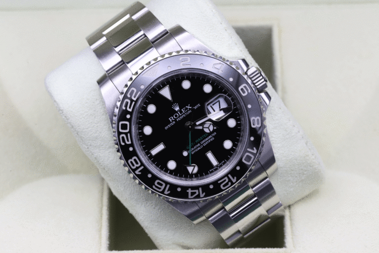 Rolex GMT-Master II 116710ln 50th Anniversary _ Full Set From 12/2009 + Tag _ Never Polished