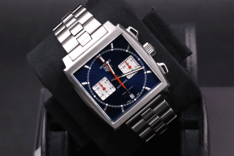 TAG Heuer Monaco Calibre Heuer 02 Cbl2111.ba0644 Blue _ Italian Full Set From 08/2021 _ Like New